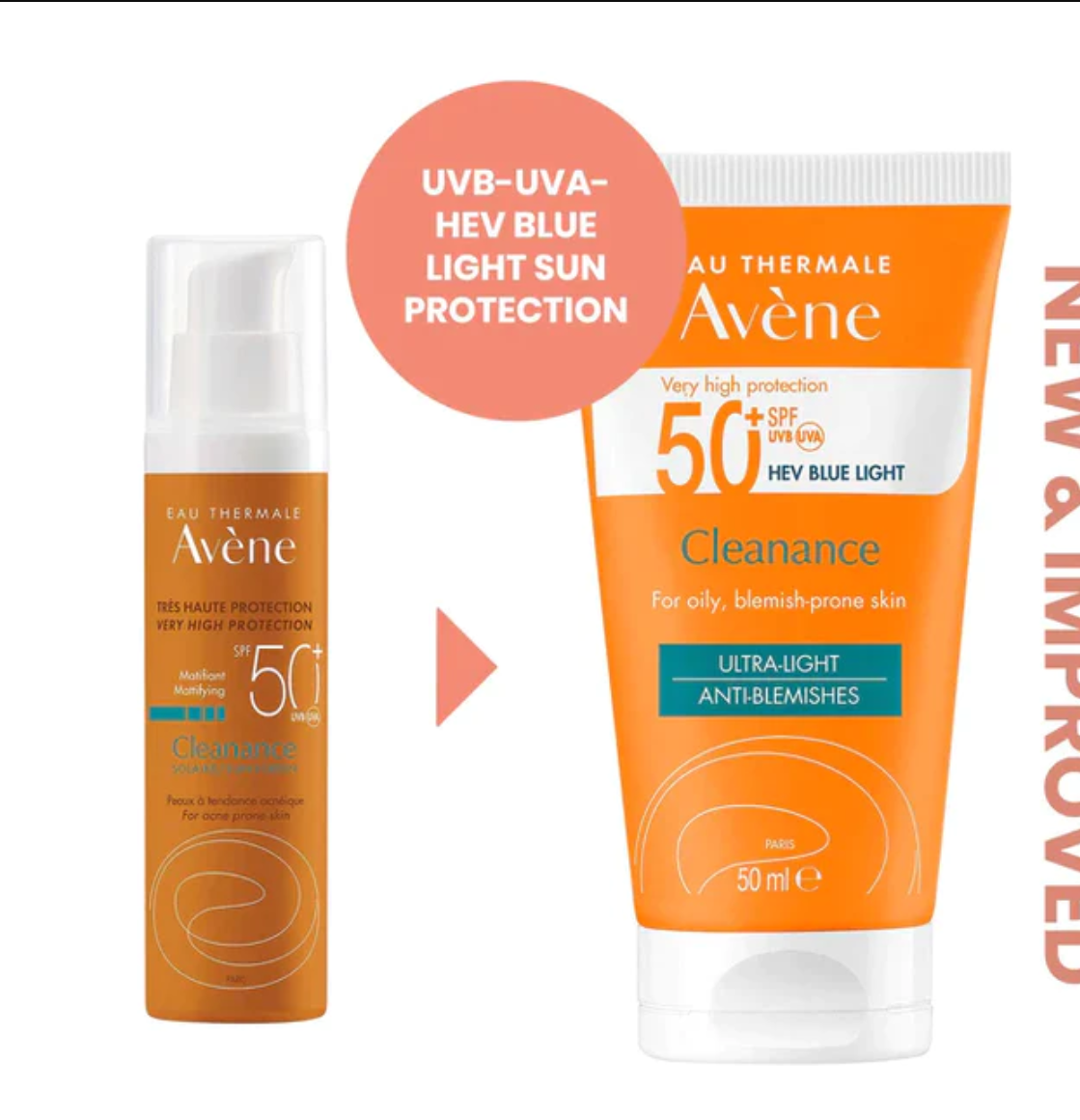 Avene Cleanance SPF 50+ 雅漾全效極護控油防曬乳 50 ml new and improved