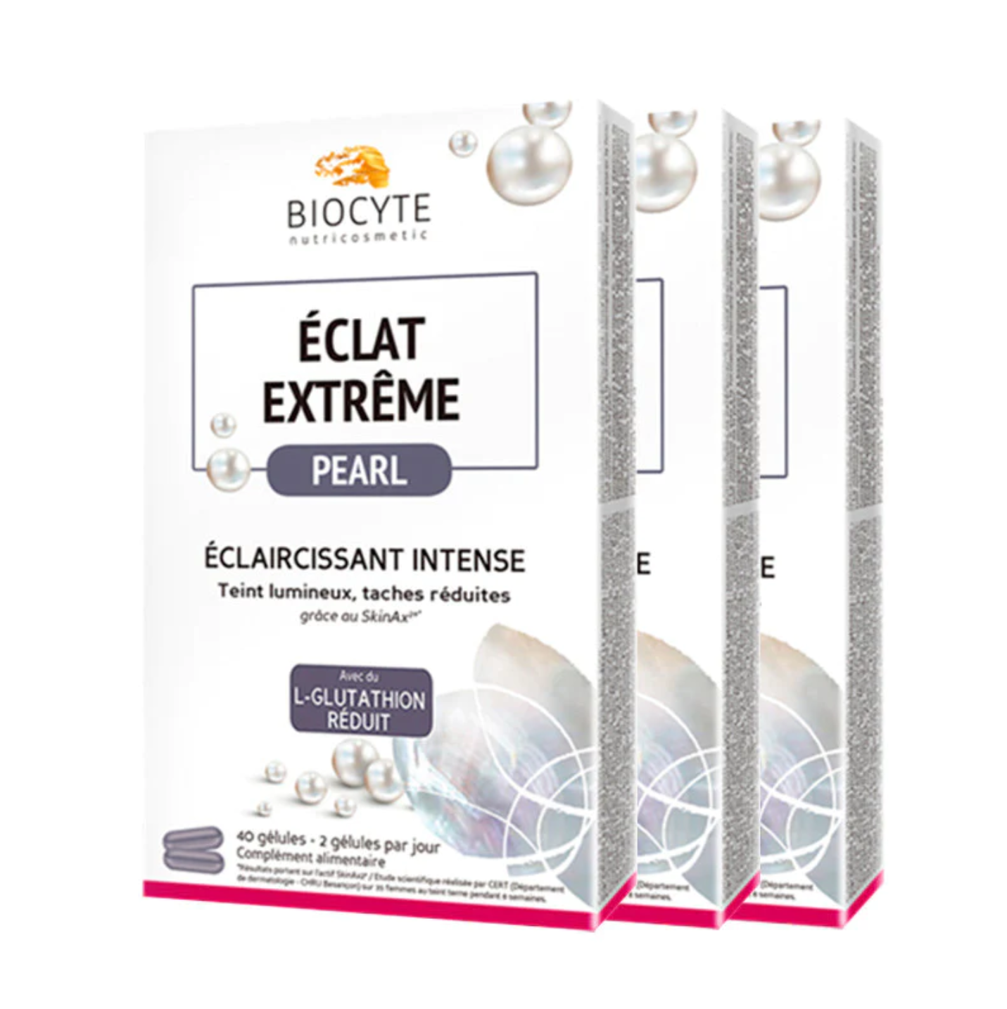 BIOCYTE EXTREME RADIANCE PEARL 貝茜美白丸升級版 40粒x3