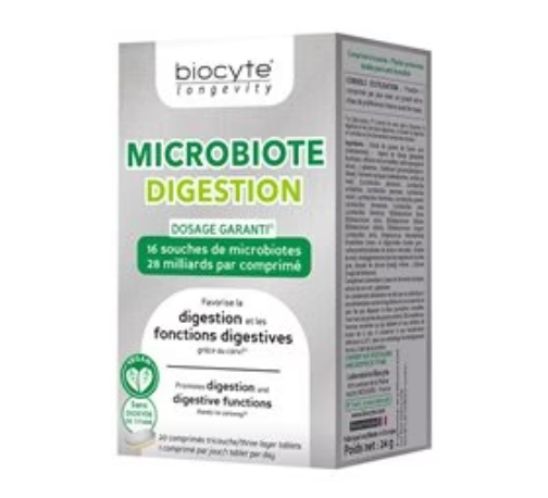 BIOCYTE MICROBIOTE DIGESTION 貝茜 益生菌 20片