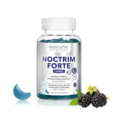 BIOCYTE NOCTRIM FORTE 貝茜 褪黑素 安神助眠60粒 黑莓味 1.0