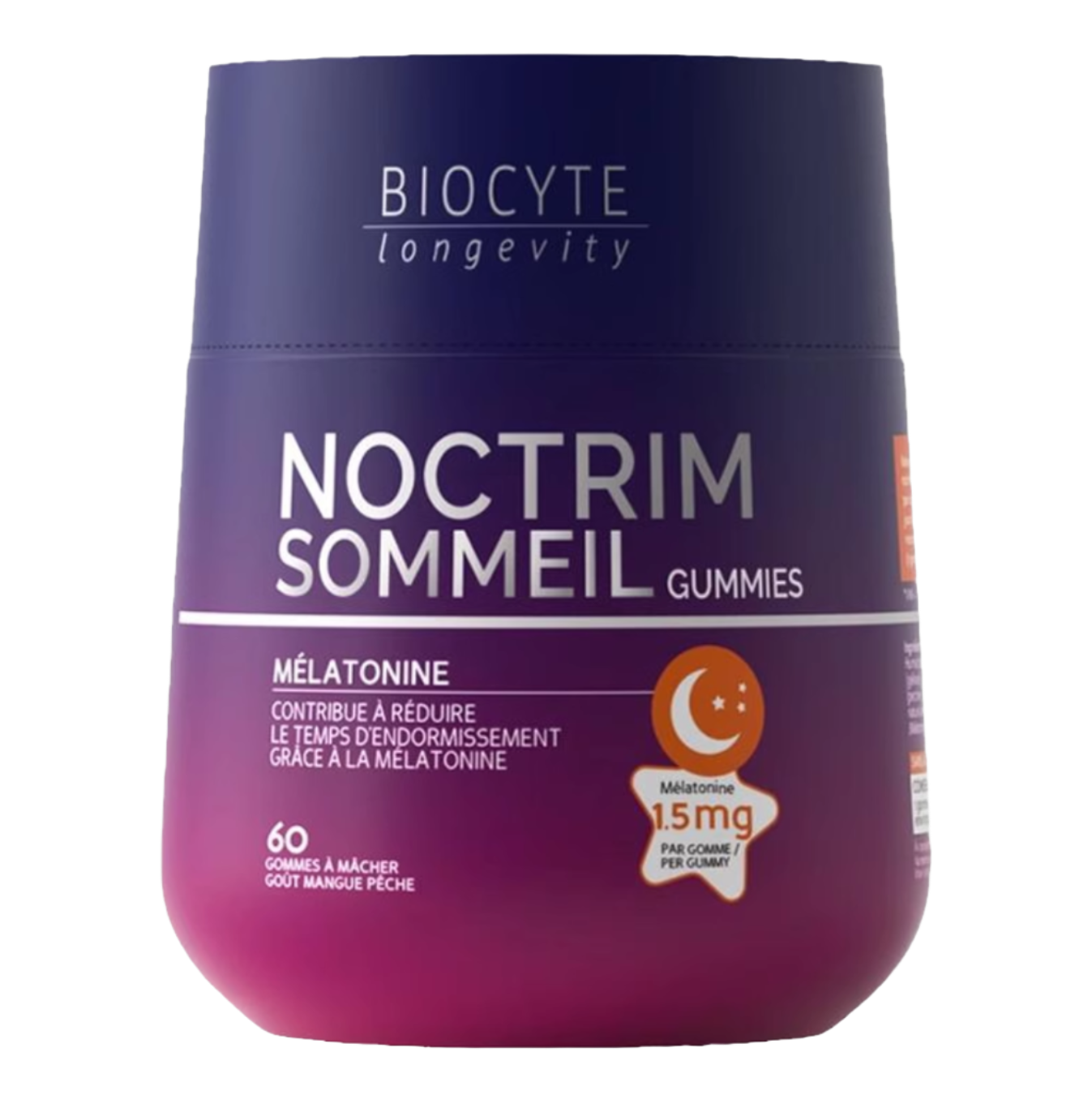 BIOCYTE NOCTRIM FORTE 貝茜 褪黑素 安神助眠60粒 芒果味 加強版1