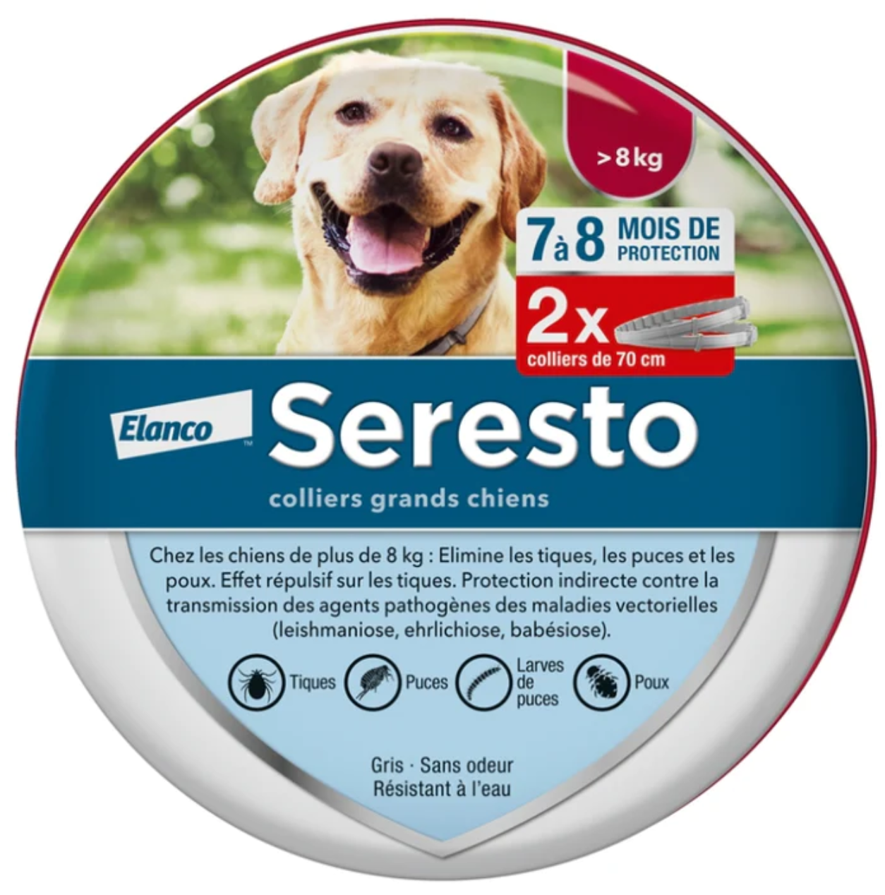 Bayer Seresto 拜耳貓狗用殺蚤除牛蜱頸圈 孖裝 大狗