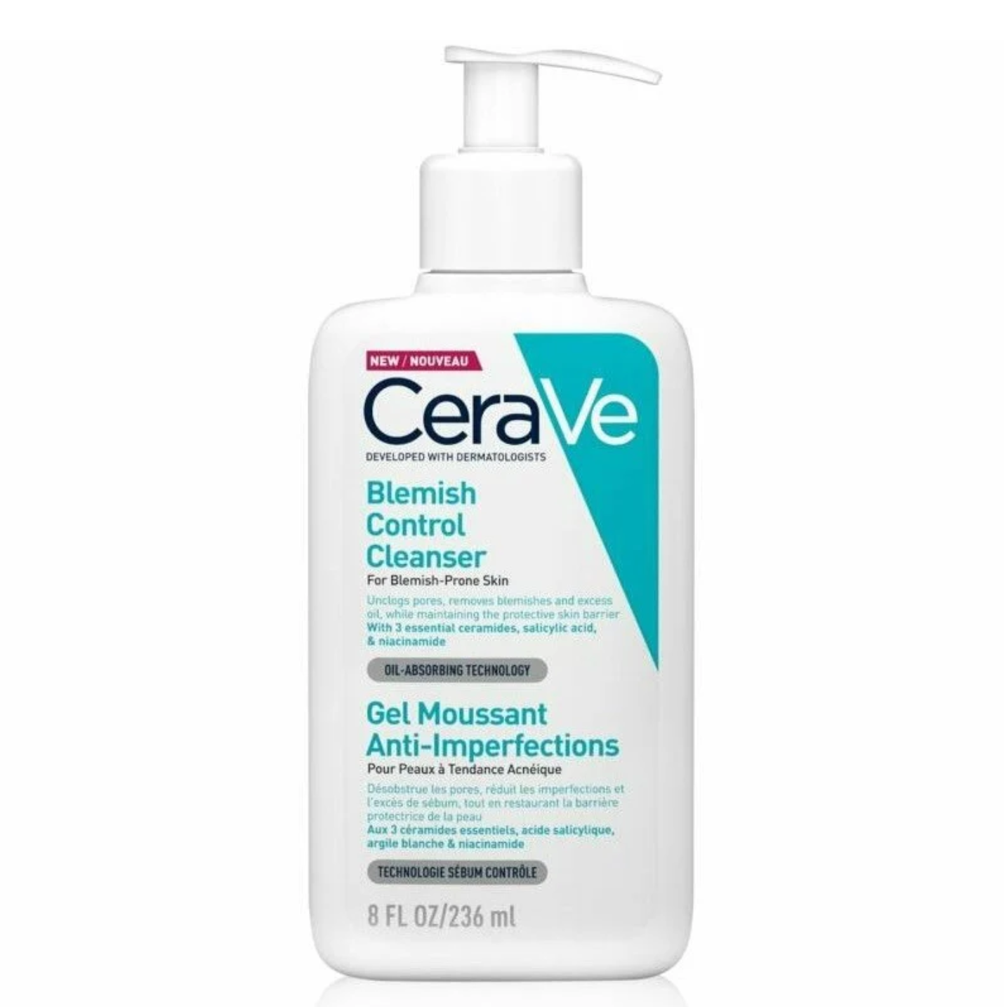 CeraVe Cleanser 去痘泡沫啫喱 適合粉刺痘肌