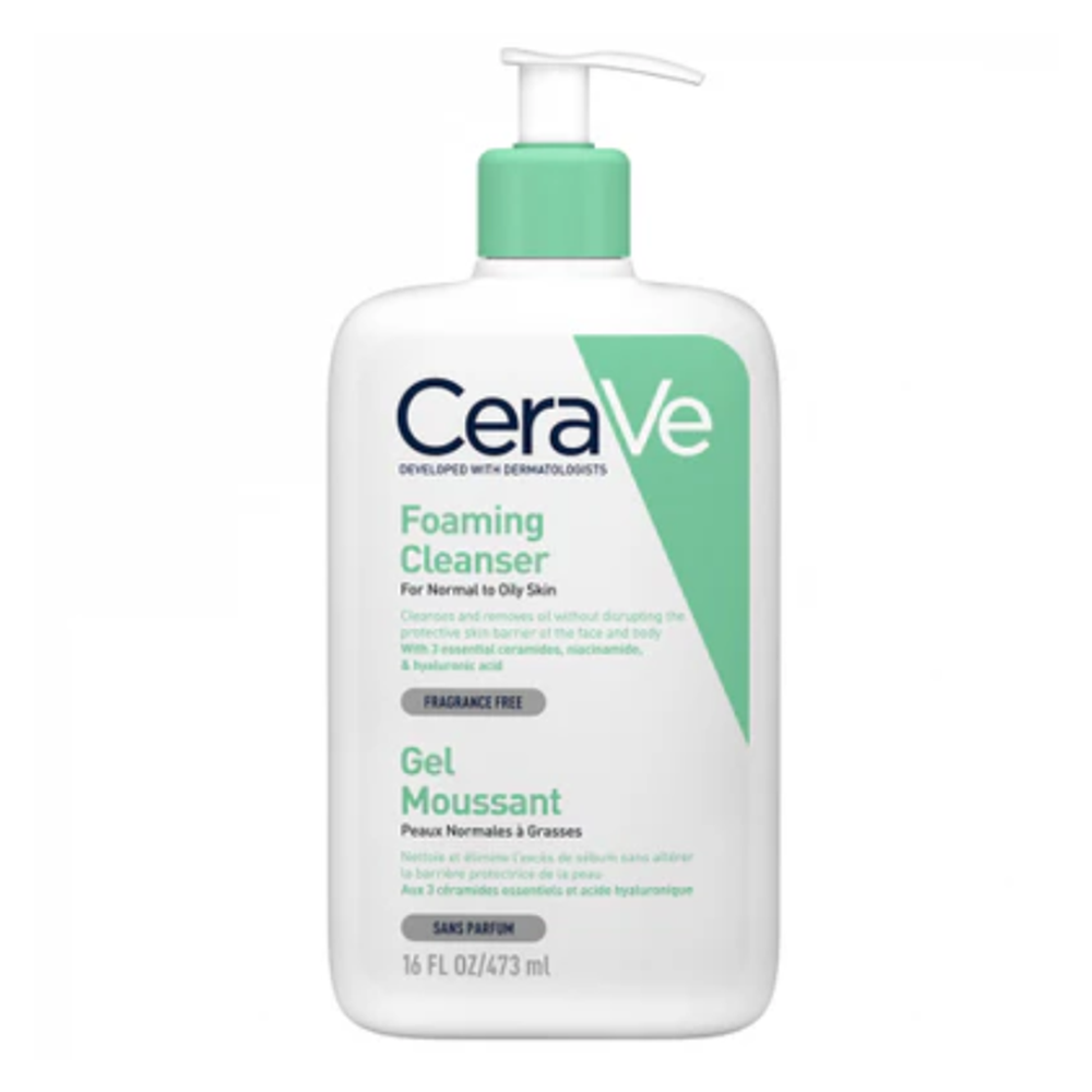 CeraVe Foaming Cleanser 清爽泡沫潔膚露 適合中油敏肌 473ml