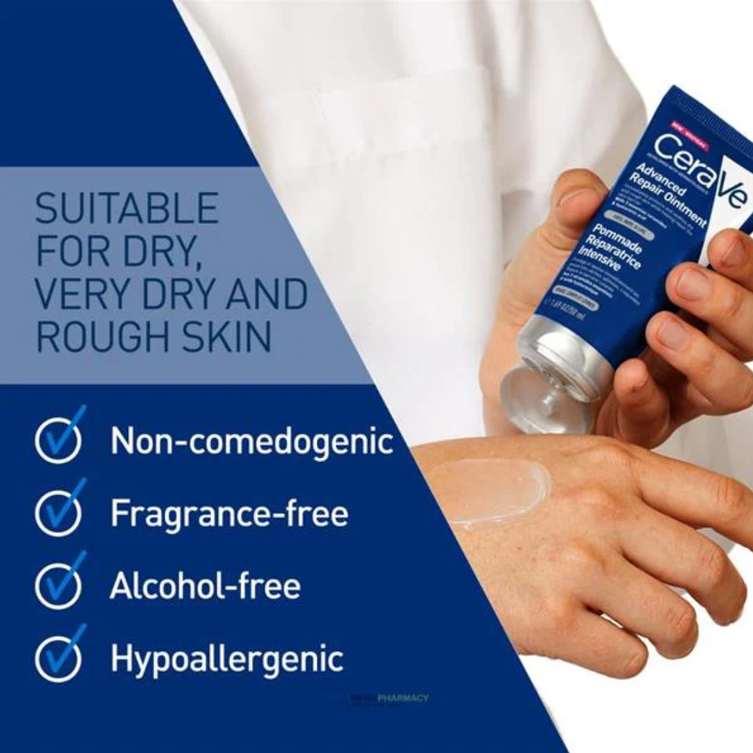 CeraVe Repair 強效修復軟膏 50 ml (適用臉部身體唇部) 介紹圖