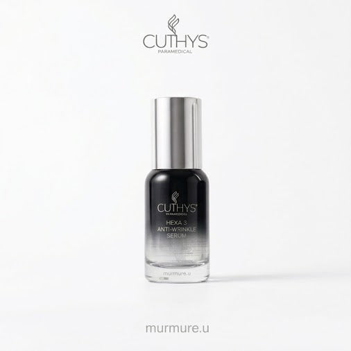 Cuthys HEXA 3 填充收緊套裝Two bottles of Cuthys nail polish with a gradient effect on a white background.