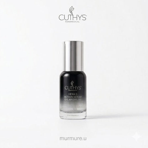 Cuthys HEXA 3 填充收緊套裝Two bottles of Cuthys nail polish with a gradient effect on a white background.