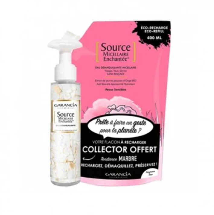 Garancia Source Rose d'Antan 有機神奇魔術玫瑰卸妝水 400ml + 100ml補充瓶