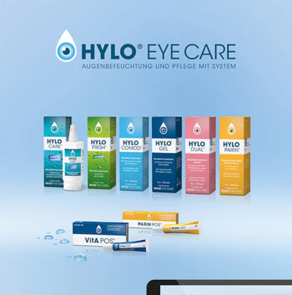 HYLO Dual Intense 長效保濕滋潤-抗炎及慢性乾眼 平行進口 舊包裝全系列展示 圖
