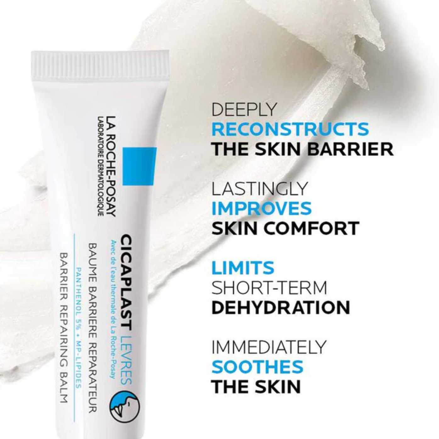 La Roche Posay Cicaplast lip stick 唇部修復膏 7.5ml 詳細成分圖
