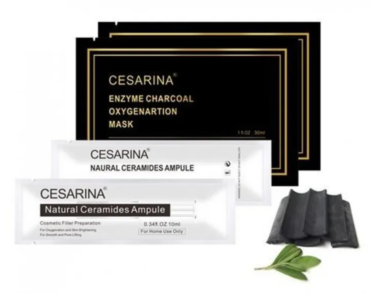 Cesarina 竹炭酵素氧氣吸塵去油收毛孔療程(1盒6套療程)