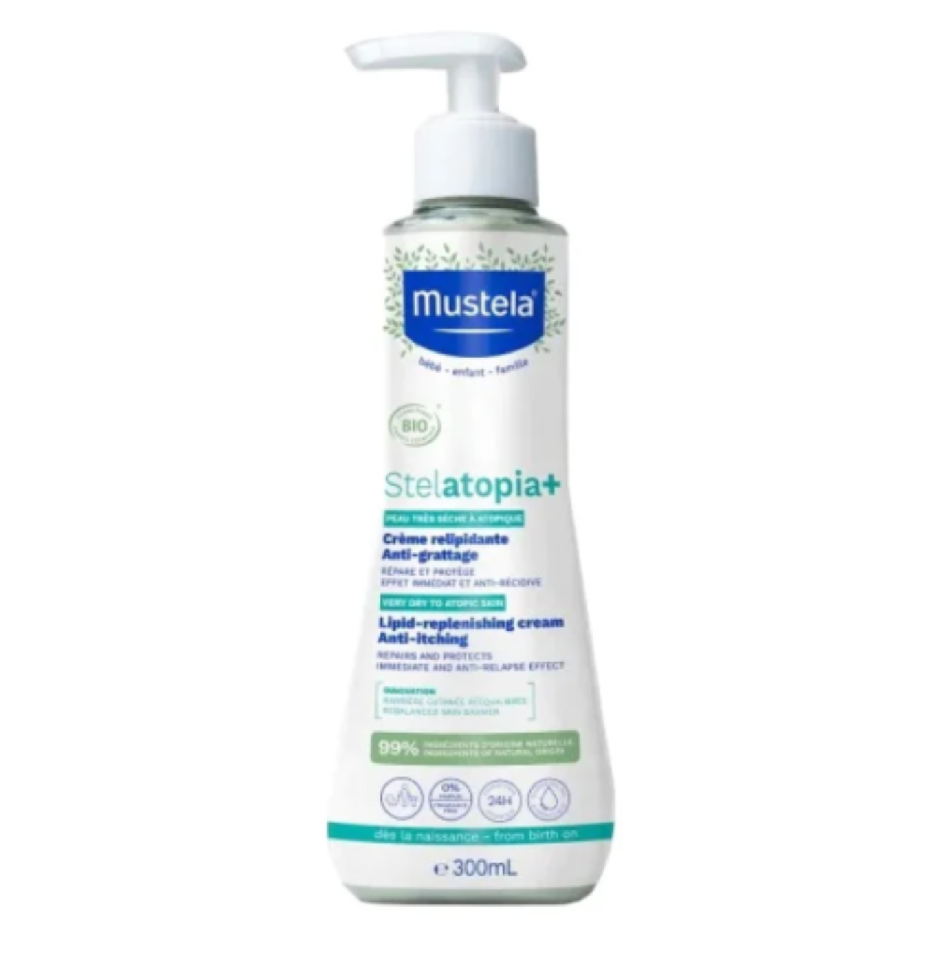 Mustela Stelatopia+ 有機認證特強止痕補脂膏 300ml