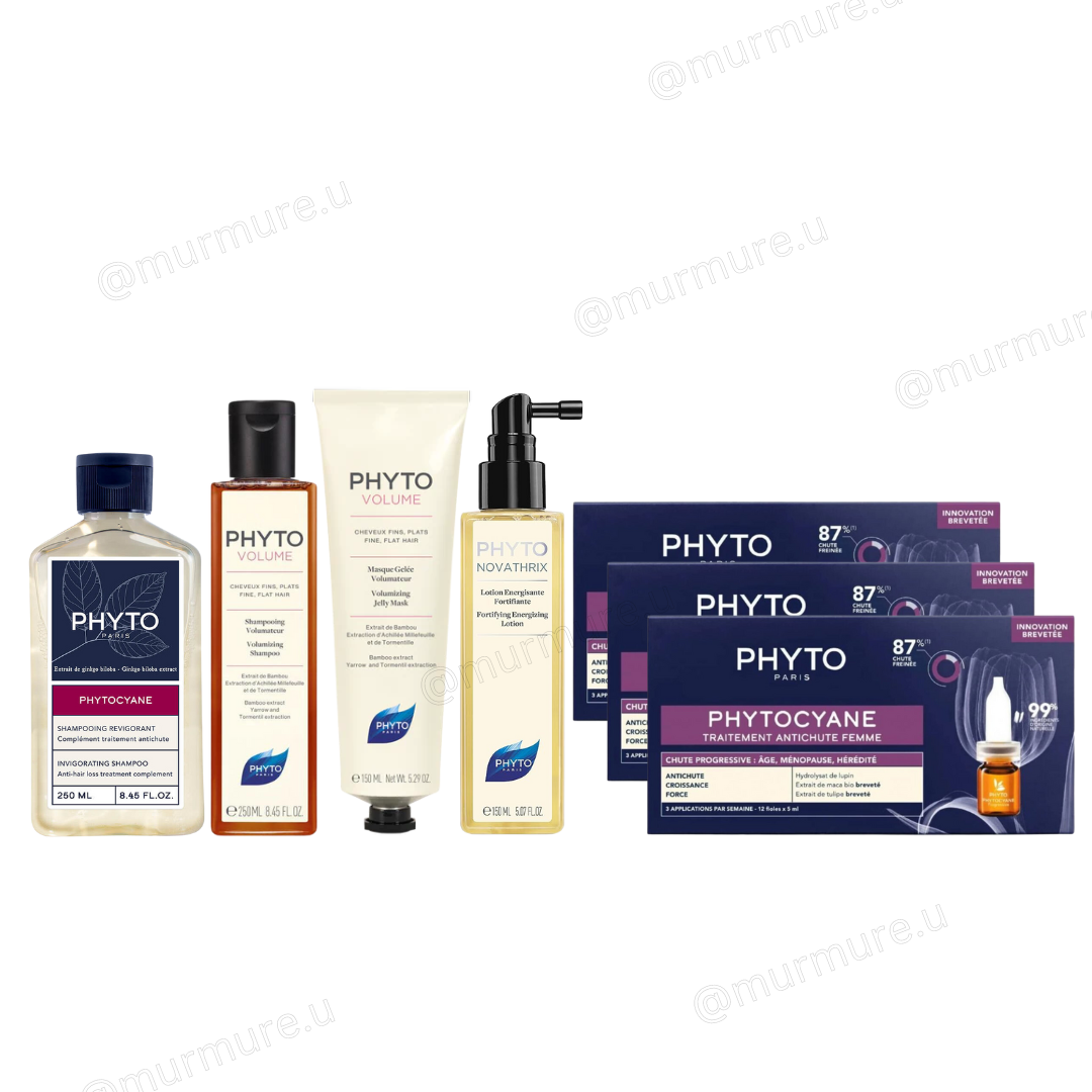 PHYTO PHYTOCYANE & NOVATHRIX & VOLUME 全效防脫濃髮豐盈套裝