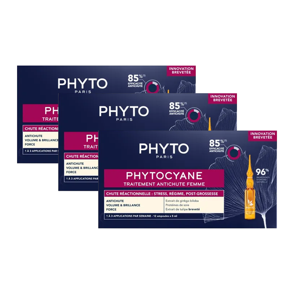 PHYTO PHYTOCYANE 防脫生髮精華 適合反應性脫髮 (因壓力、過度疲倦、減肥節食、產後,或季節性等問題)