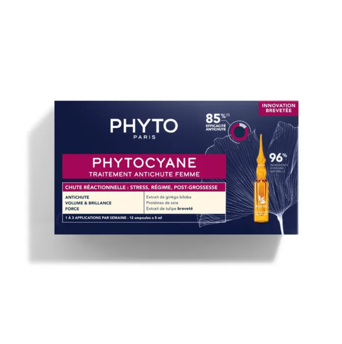 PHYTO PHYTOCYANE 防脫生髮精華 適合反應性脫髮 (因壓力、過度疲倦、減肥節食、產後,或季節性等問題)