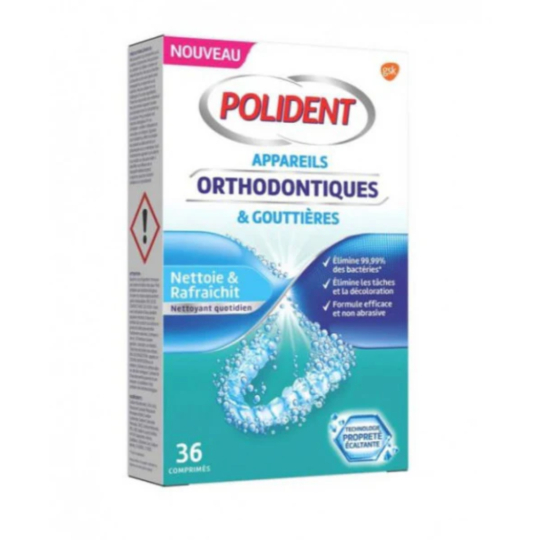 Polident 牙齒矯正器 清潔片 36 片