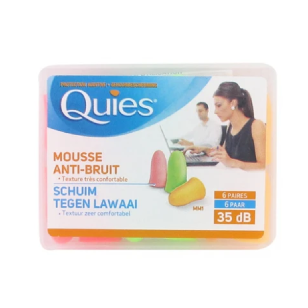 Quies Rubber Foam Ear Plugs 橡膠隔音耳塞