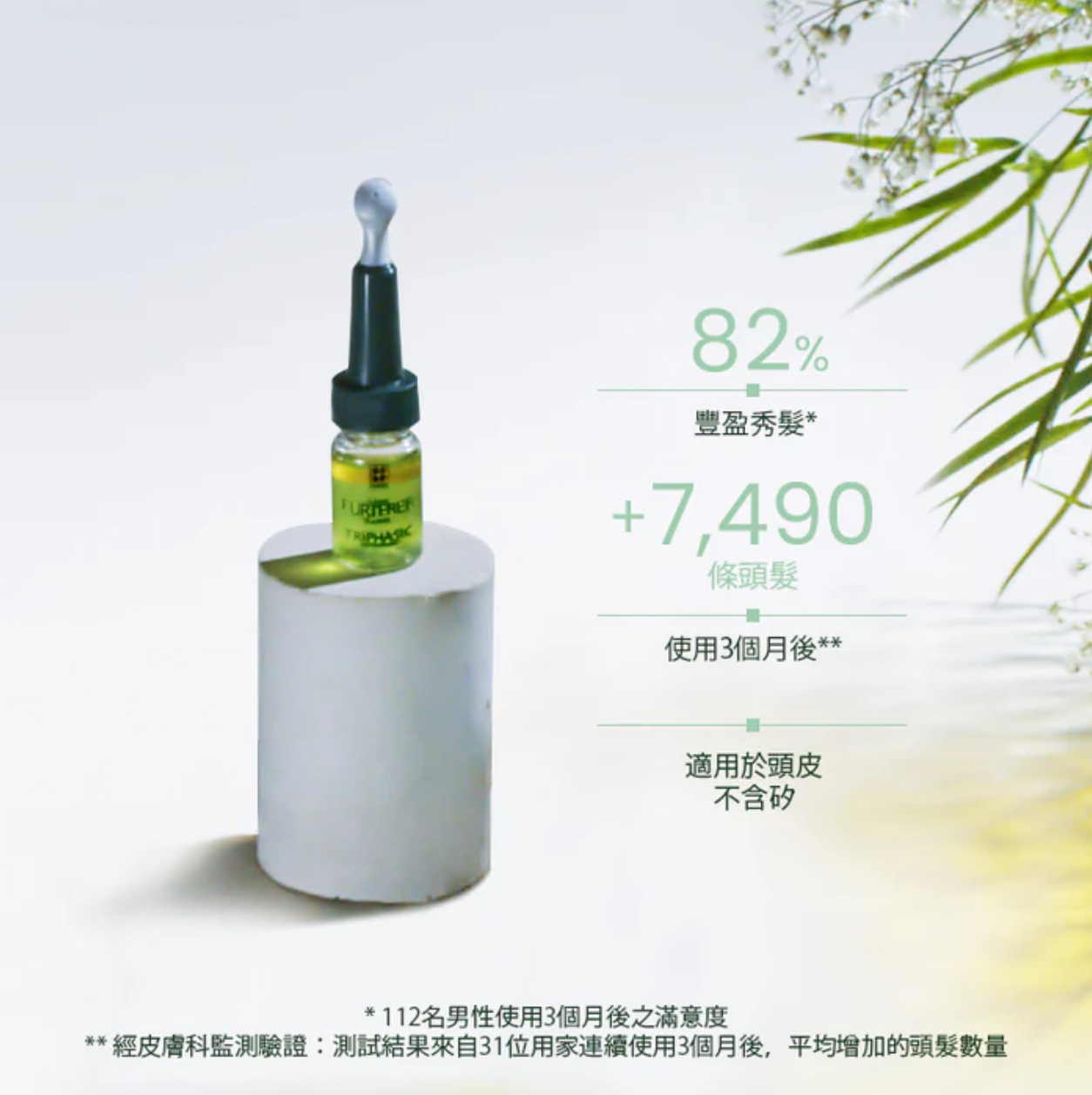 Rene Furterer Triphasic Progressive Serum 防脫髮再生精華素 成分表