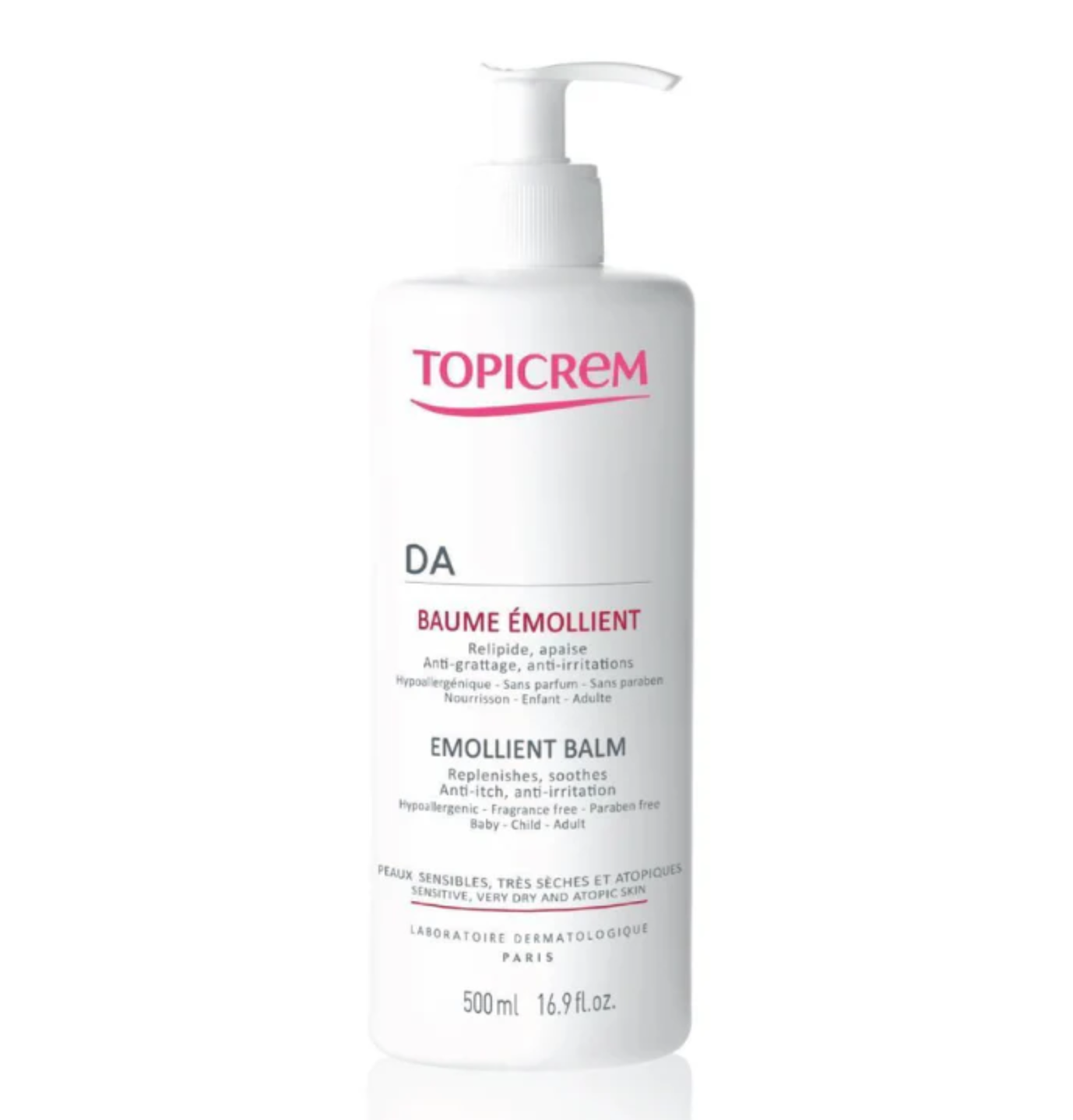Topicrem DA Emollient 輕柔高效紓敏保濕潤膚霜200ml