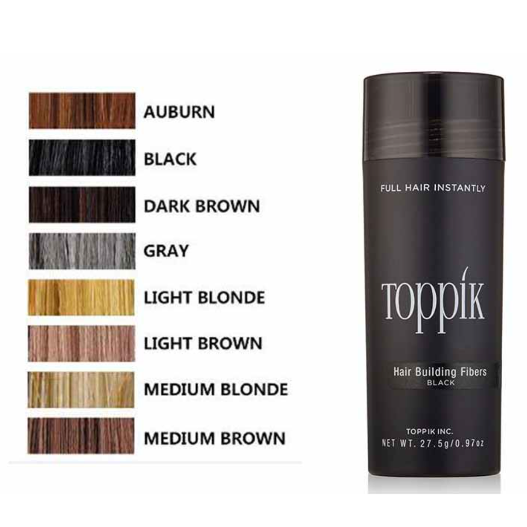 Toppik HAIR BUILDING FIBERS 頂豐增髪纖維 12g(5色可選) 效果圖1