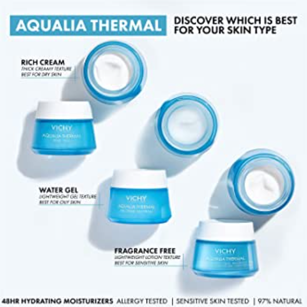 Vichy Aqualia Thermal Rich Moisturizing Cream 50 ml 溫泉礦物活力保濕滋潤乳霜