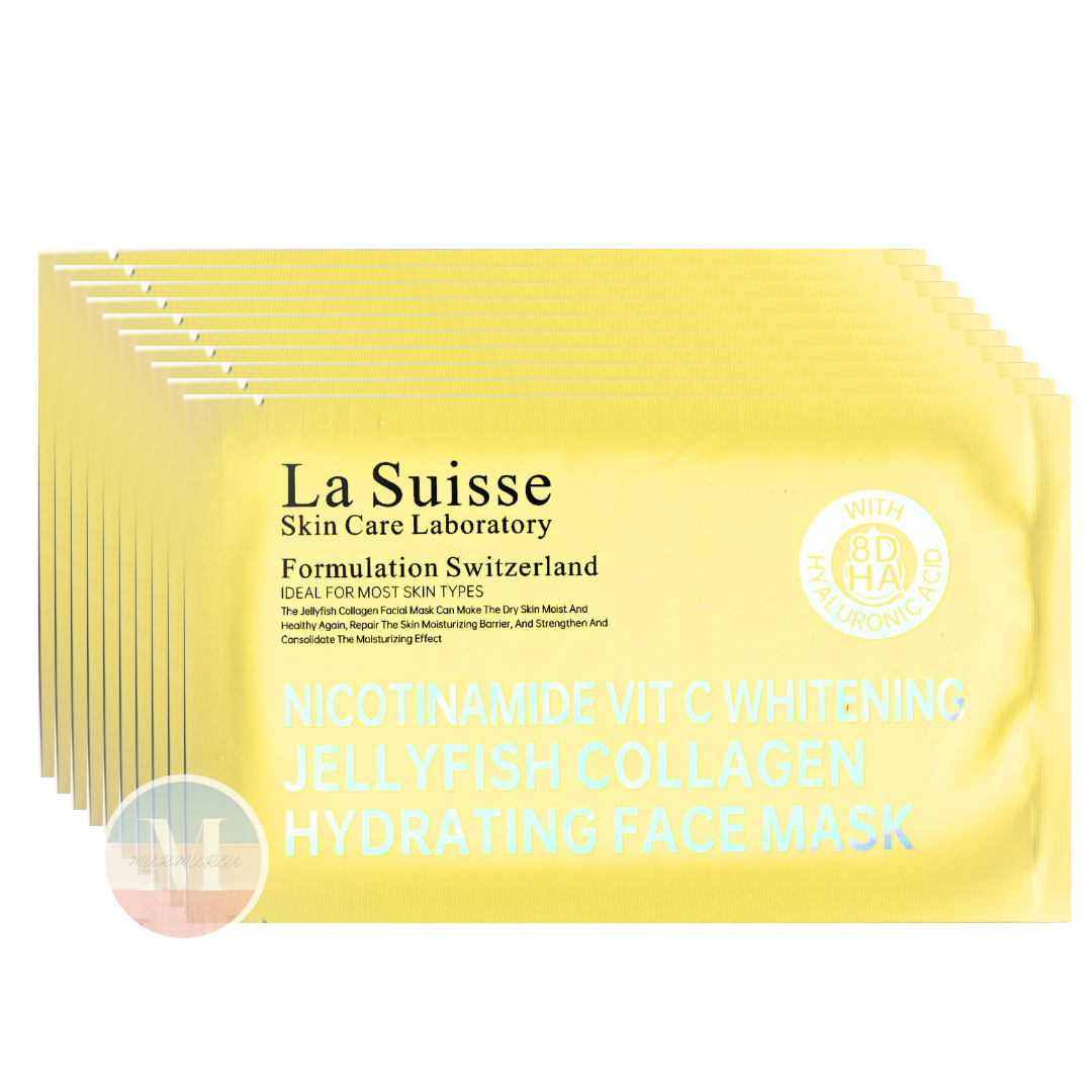 La Suisse JF 煙酸胺精華VIT-C膠原面膜️