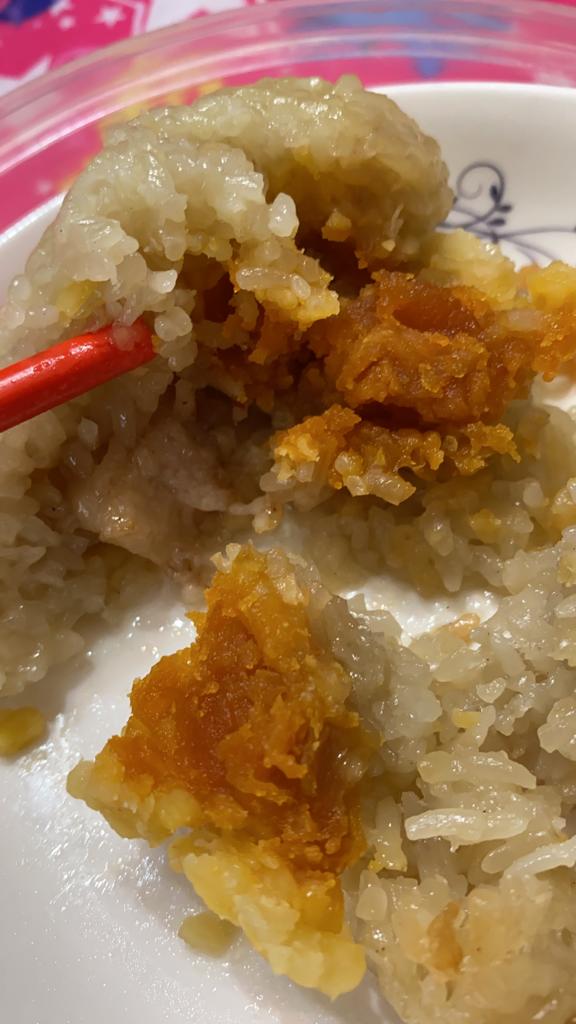 章記本地手作瑤柱腩肉鹹蛋黃鹹肉糉 糉 5個