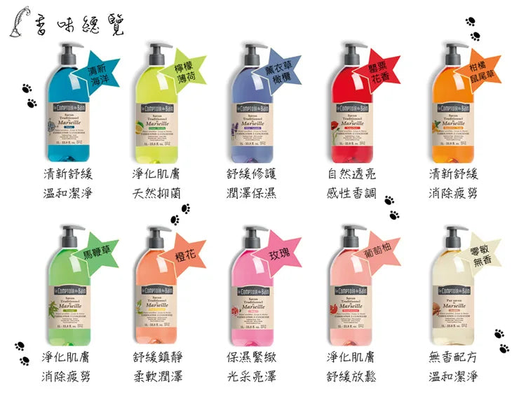 Le Comptoir du bain 馬賽沐浴露 1000ml