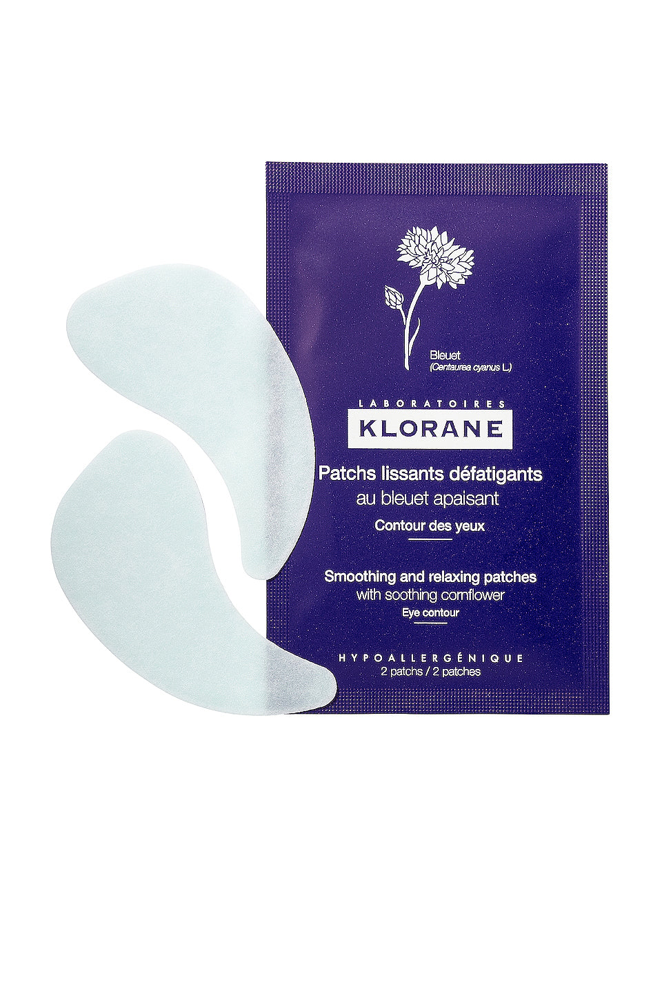 Klorane Cornflower 蔻蘿蘭矢車菊抗疲勞舒展眼膜  7 x 2 片