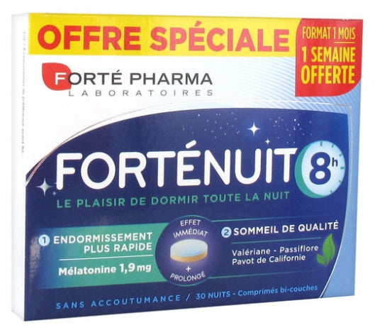 Forté Pharma Night 8h 褪黑素 安神助眠