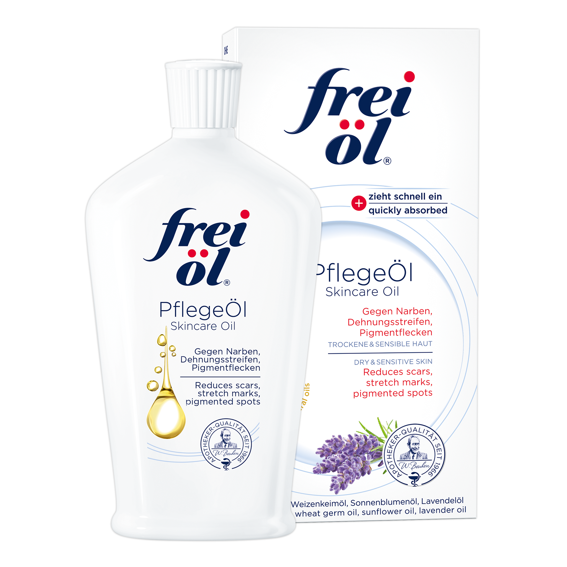 FREI ÖL PflegeÖl 游離油®護理油 防止疤痕,妊娠紋和色素斑