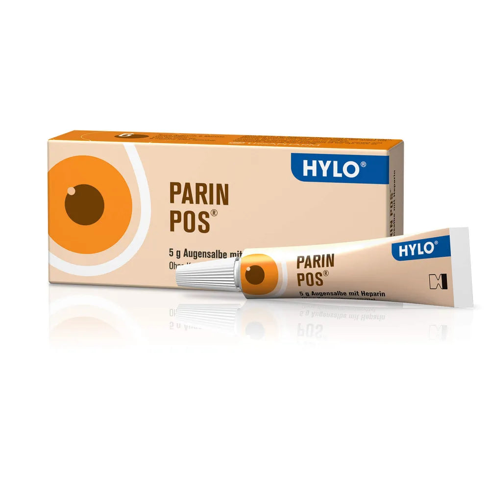 HYLO PARIN POS 5g 肝素乾眼夜用眼膏 乾眼紅血灼熱平行進口