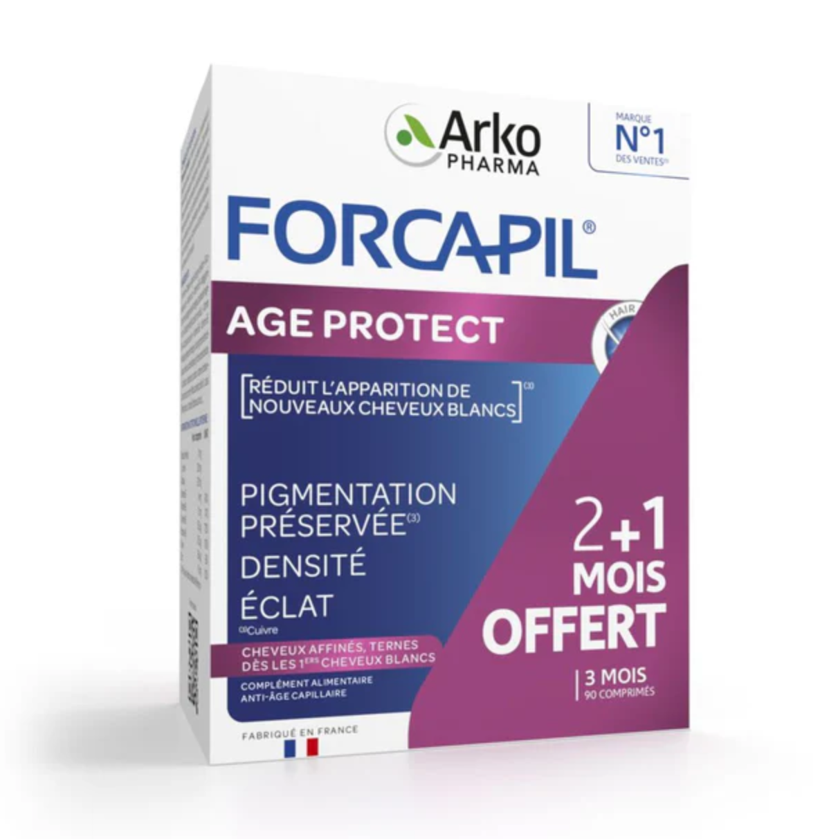 Arkopharma Forcapil Age Protect 養髮黑髮還原強韌髮絲片