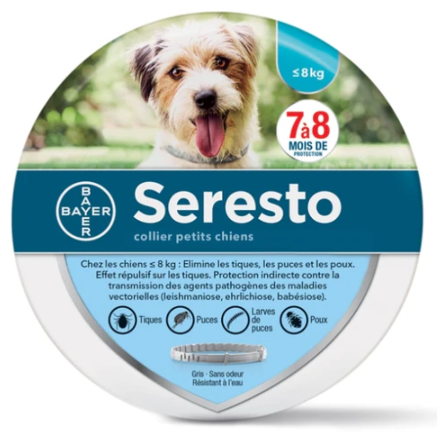 Bayer Seresto 拜耳貓狗用殺蚤除牛蜱頸圈 小狗