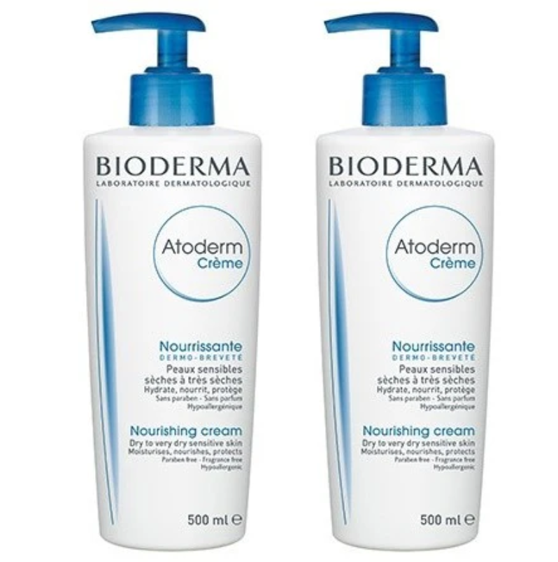 Bioderma Atoderm Cream 保濕滋潤霜 乾燥皮膚日常護理  500mlx2