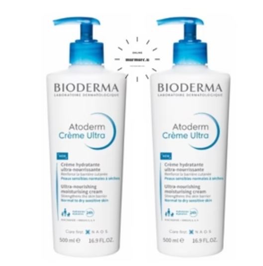 Bioderma Atoderm Cream 保濕滋潤霜 乾燥皮膚日常護理 無香味 500ml x 2
