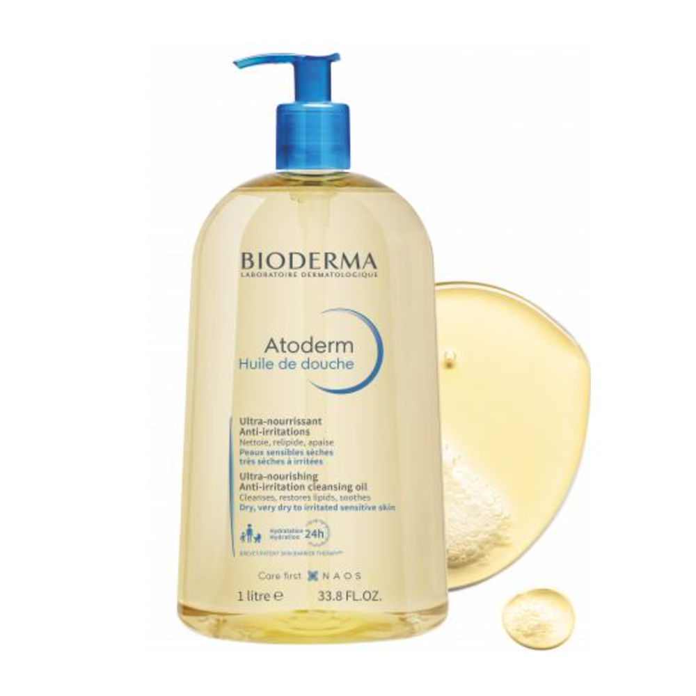 Bioderma Atoderm Shower Oil 深層滋養潔膚油 非常乾燥敏弱皮膚 1L