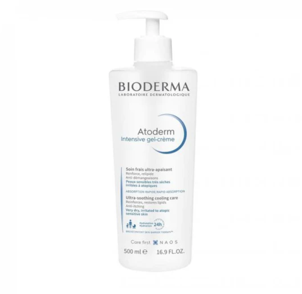Bioderma Atoderm intensive gel cream 乾燥護理系列 強效滋潤修護啫喱 500ml