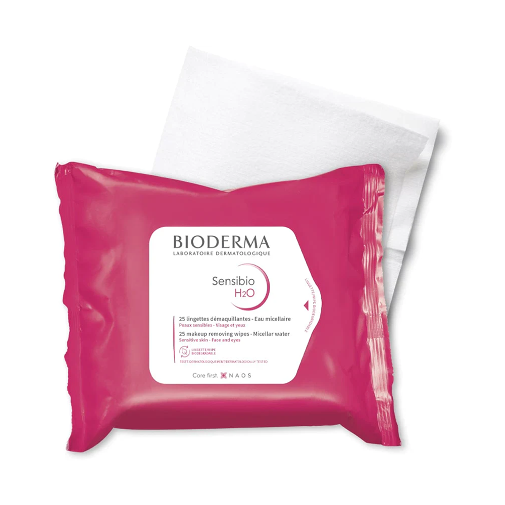 Bioderma Crealine Sensibio H2O 卸妝巾