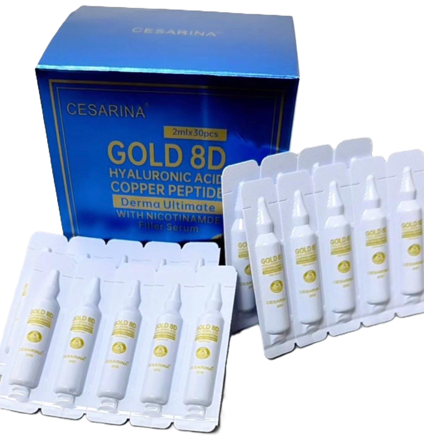 Cesarina 納米黃金+8DHA 日抛精華 30 x 2ml