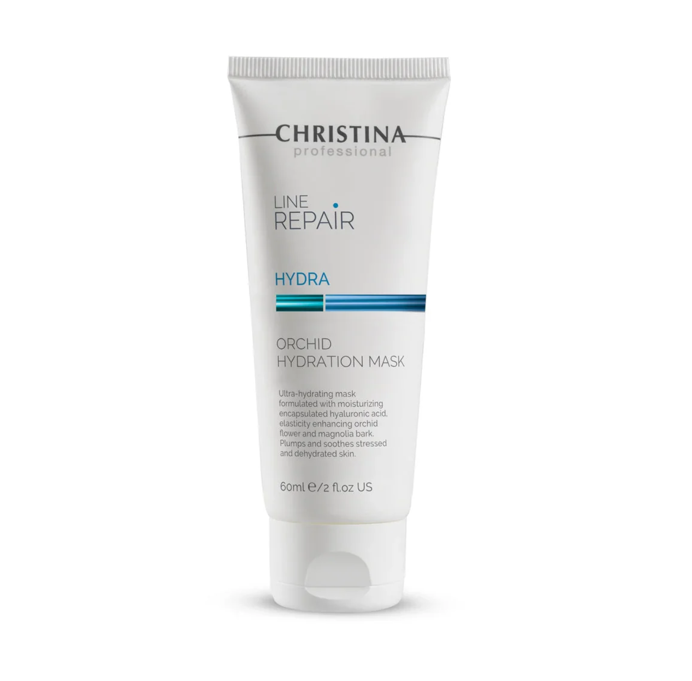 Christina Line Repair HYDRA 蘭花彈肌補濕面膜 60mlTube of Christina Line Repair Hydra Orchid Hydration Mask on a white background