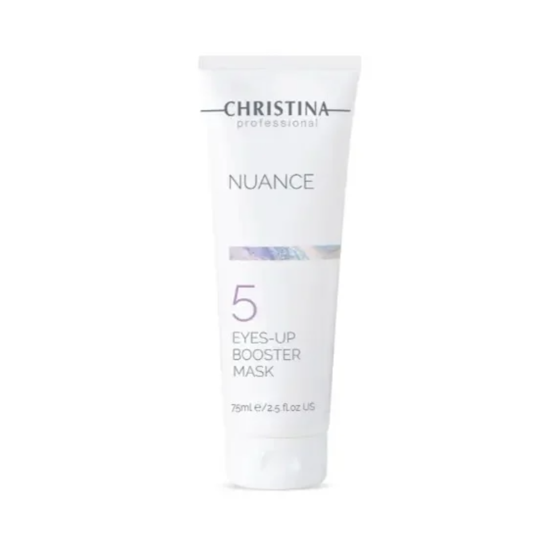 Tube of Christina Professional Nuance Eyes-Up Booster Mask on a white background Nuance Christina Nuance 5 時光重煥緊緻眼膜 (75ml)
