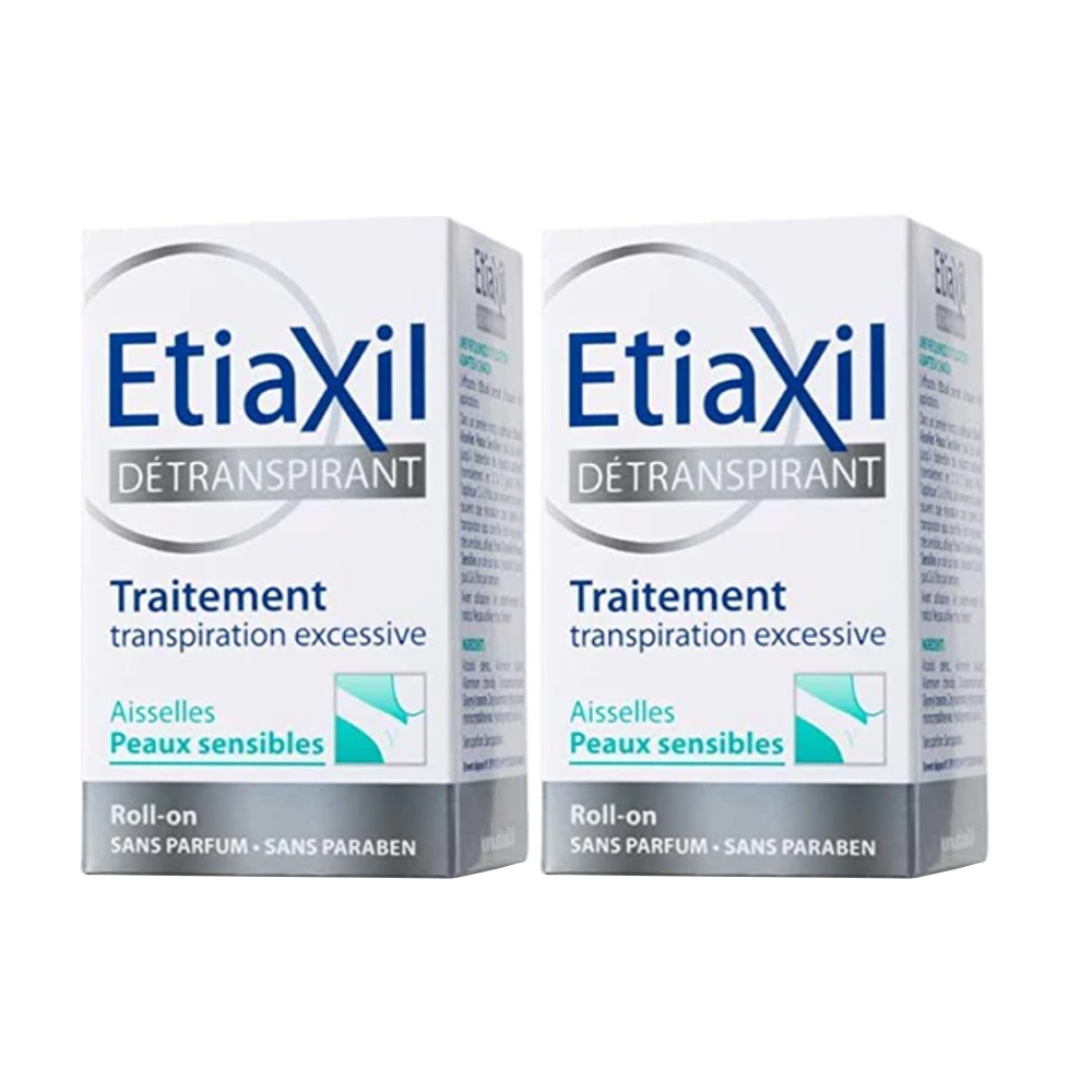 Etiaxil 腋下走珠止汗劑 (敏感皮膚適用) 可有效調節汗水 夜用 2x15ml
