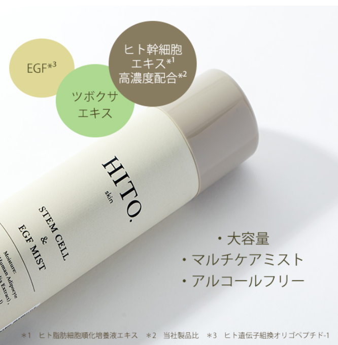HITO幹細胞EGF冰鎮噴霧 250ｇ