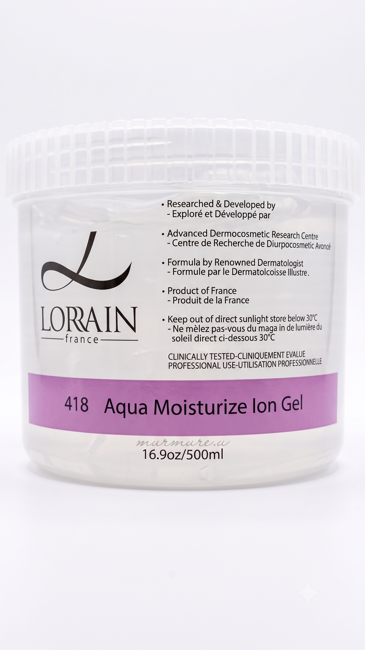 LORRAIN 418 Aqua Moisturize Ion Gel 500ml