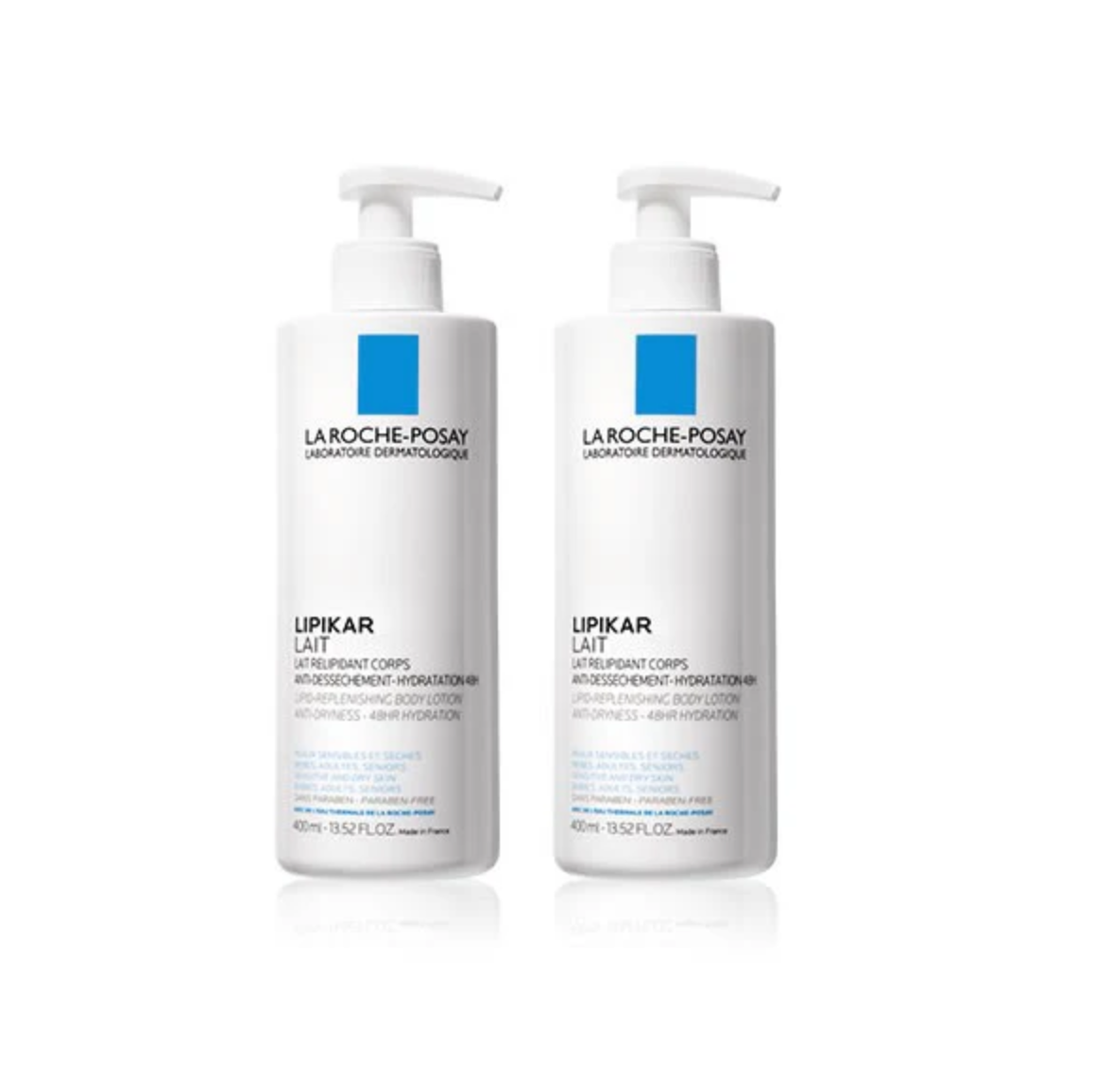 La Roche Posay Lipikar Lait 全效修護潤膚乳 48H 嬰兒小孩成人適用 2X400ml