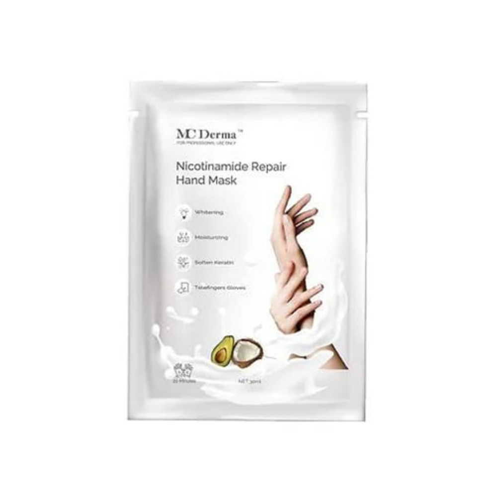 MC Derma Hand Mask 蠶絲B3嫩膚手膜 10包