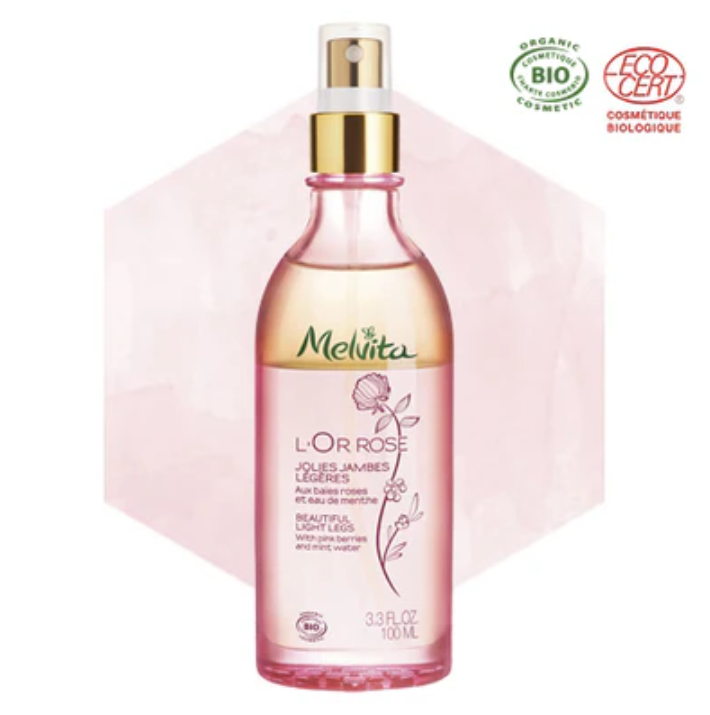 Melvita L'Or Rose 100 ml 有機粉紅胡椒美腿水油噴霧