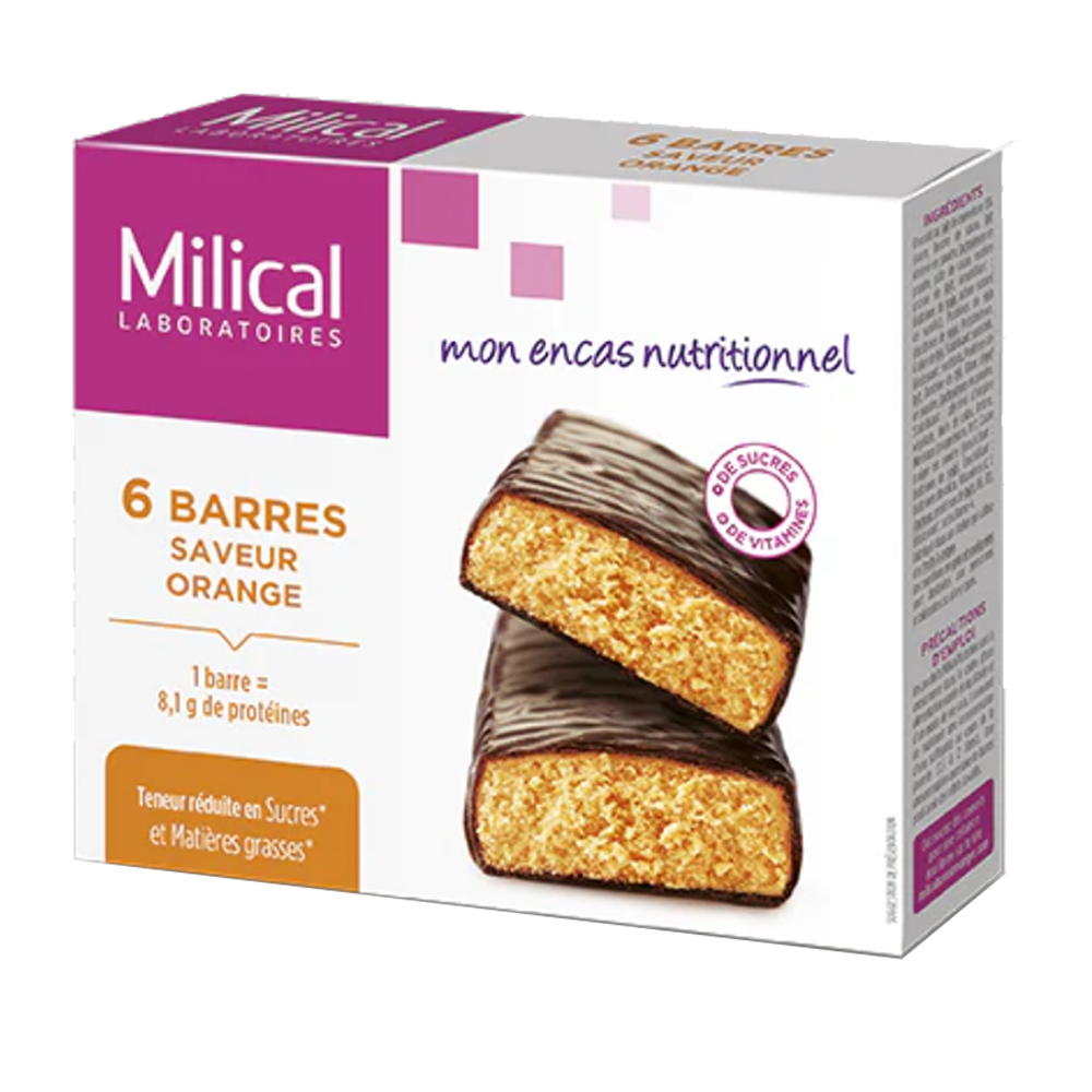 Milical Thinness Bar 減肥代餐低熱量高蛋白棒 橙味