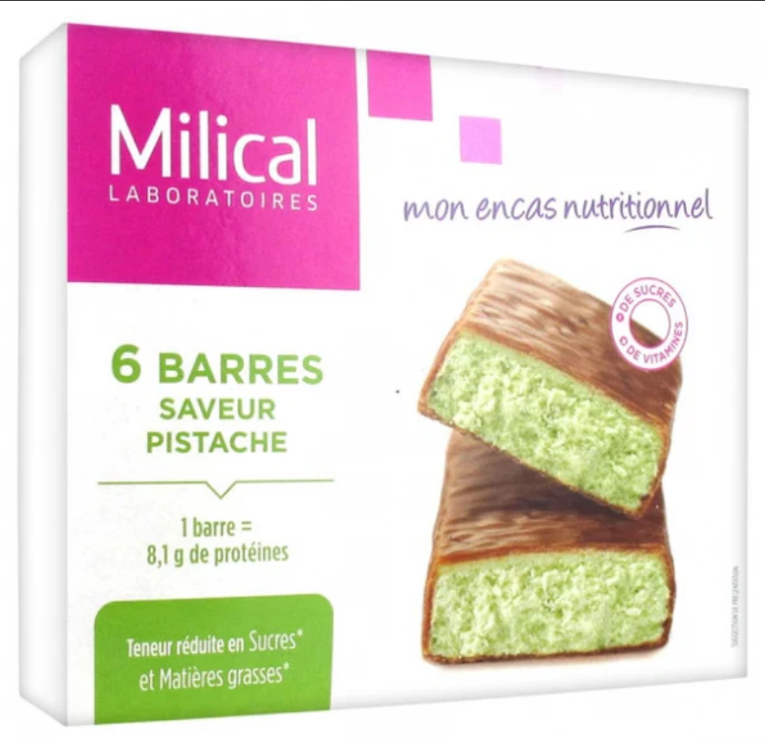 Milical Thinness Bar 減肥代餐低熱量高蛋白棒 開心果